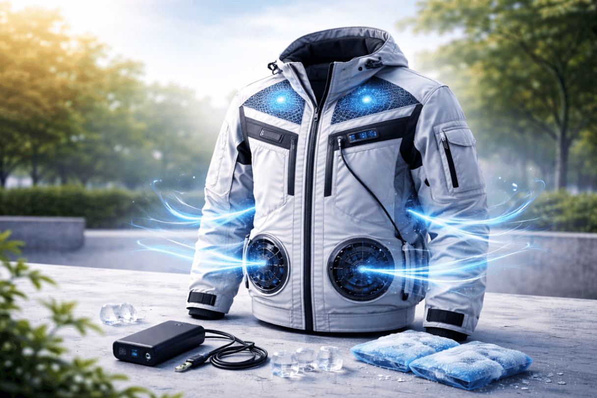 Stay Cool on the Job with Hikari Kool Air-Conditioned Jackets from Japan